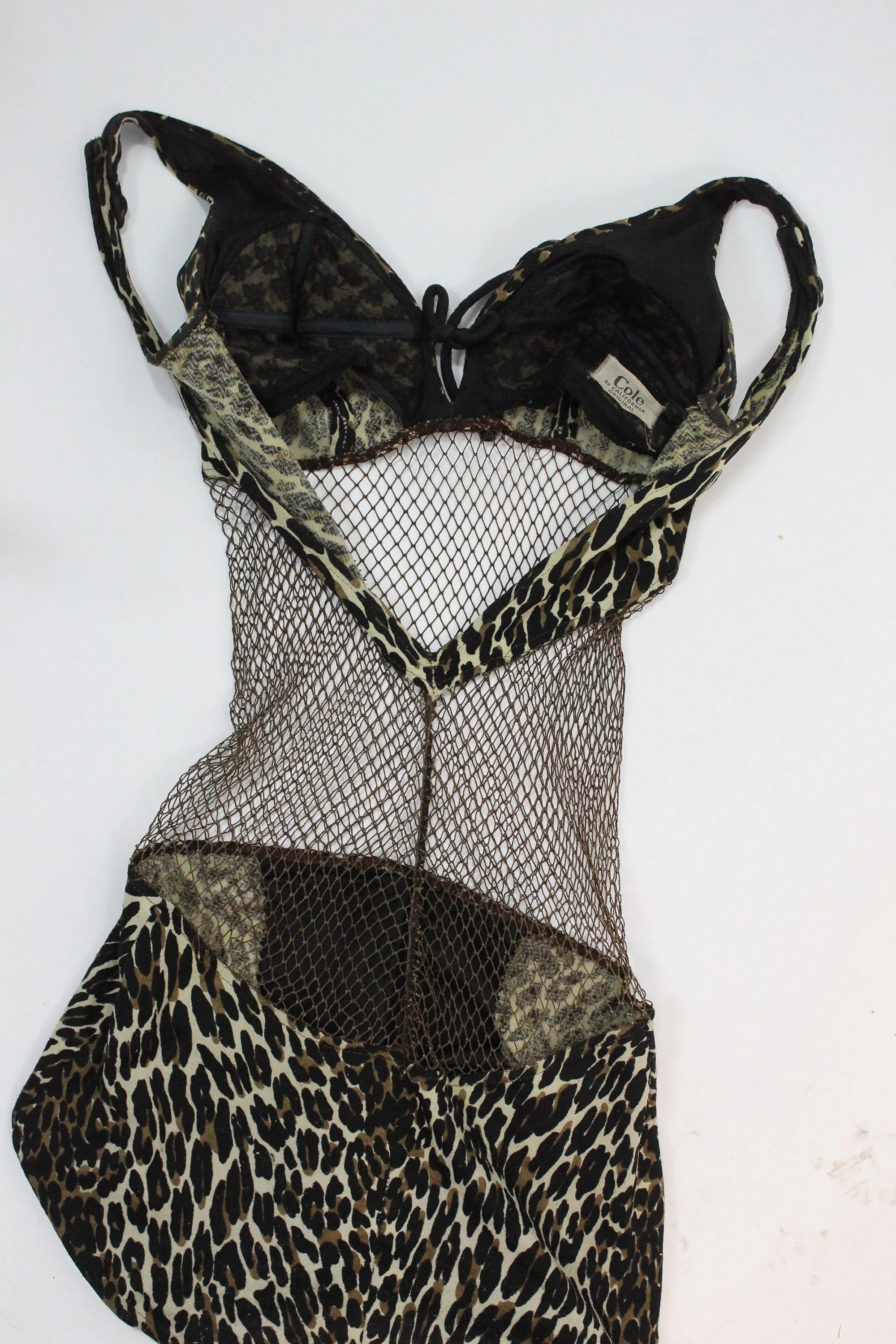 1960s 1964 RARE leopard COLE of California SCANDAL swimsuit  | new spring summer