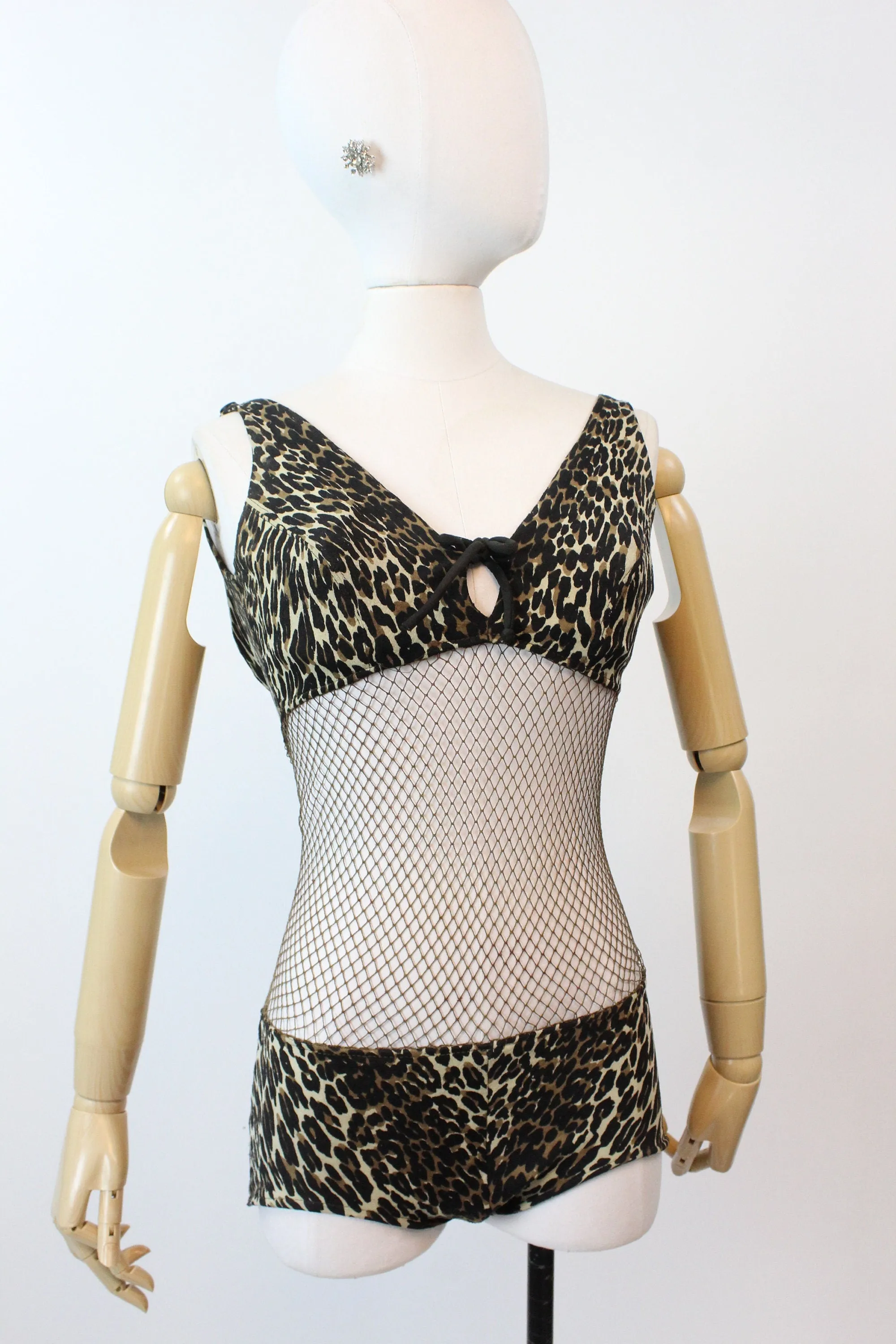 1960s 1964 RARE leopard COLE of California SCANDAL swimsuit  | new spring summer