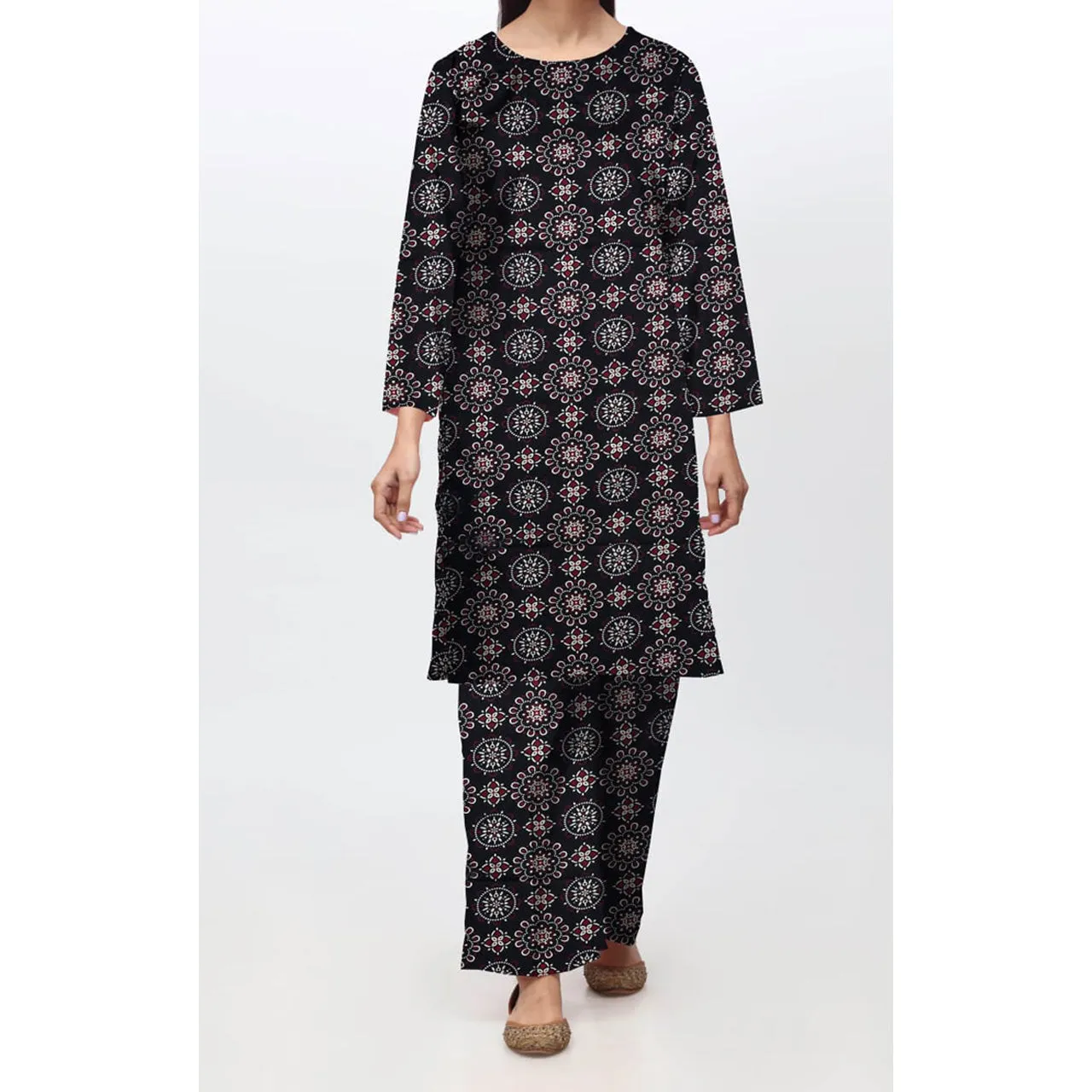 2 PC- Unstitched Digital Printed Linen Suit PW4470