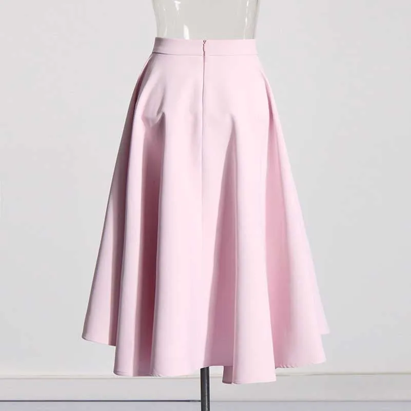 2-Piece 3D Rose Blazer With Pleated Skirt Suit