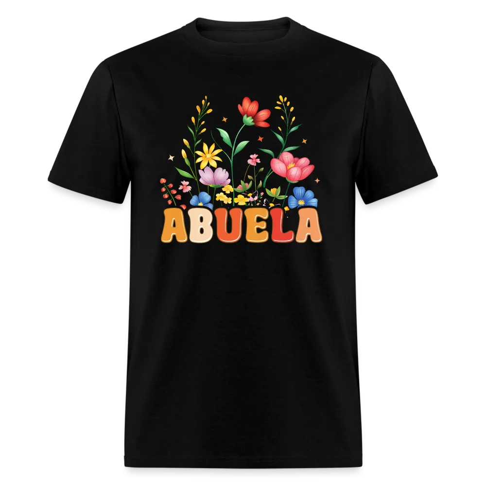 Abuela T-Shirt with Floral Design