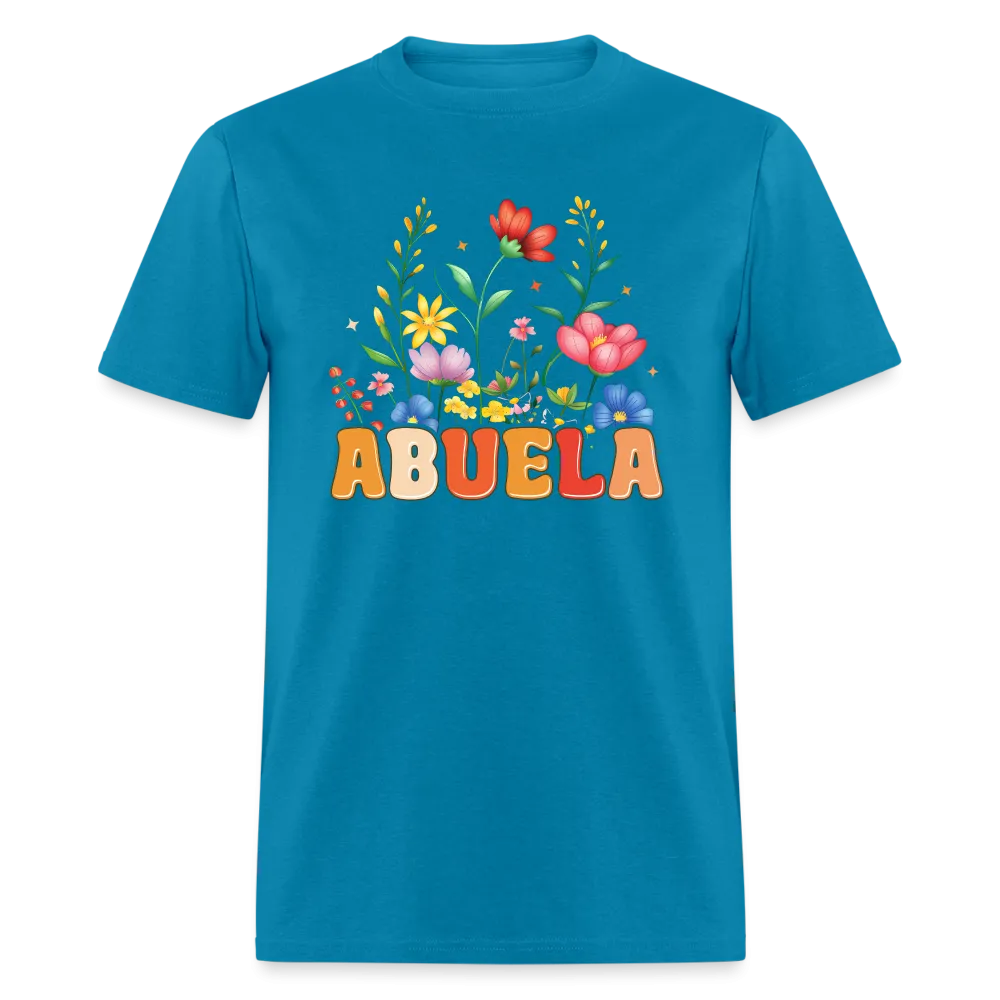 Abuela T-Shirt with Floral Design