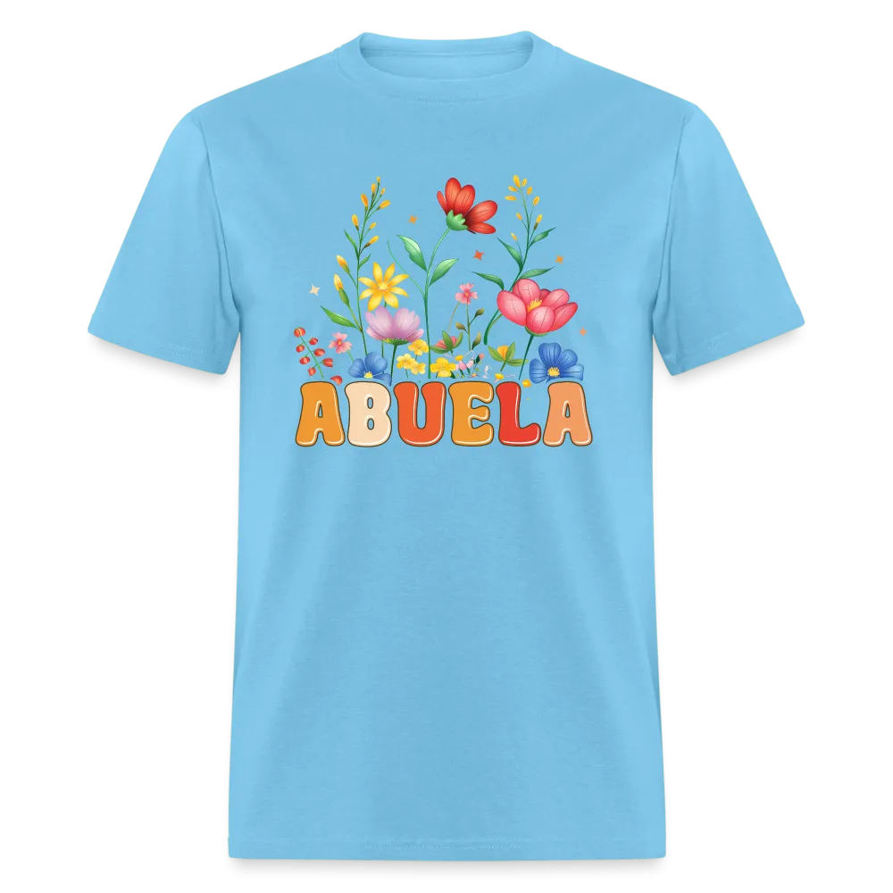 Abuela T-Shirt with Floral Design