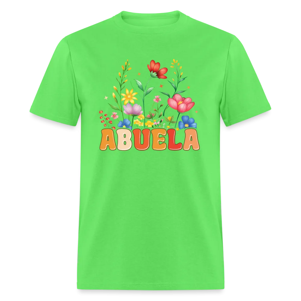 Abuela T-Shirt with Floral Design