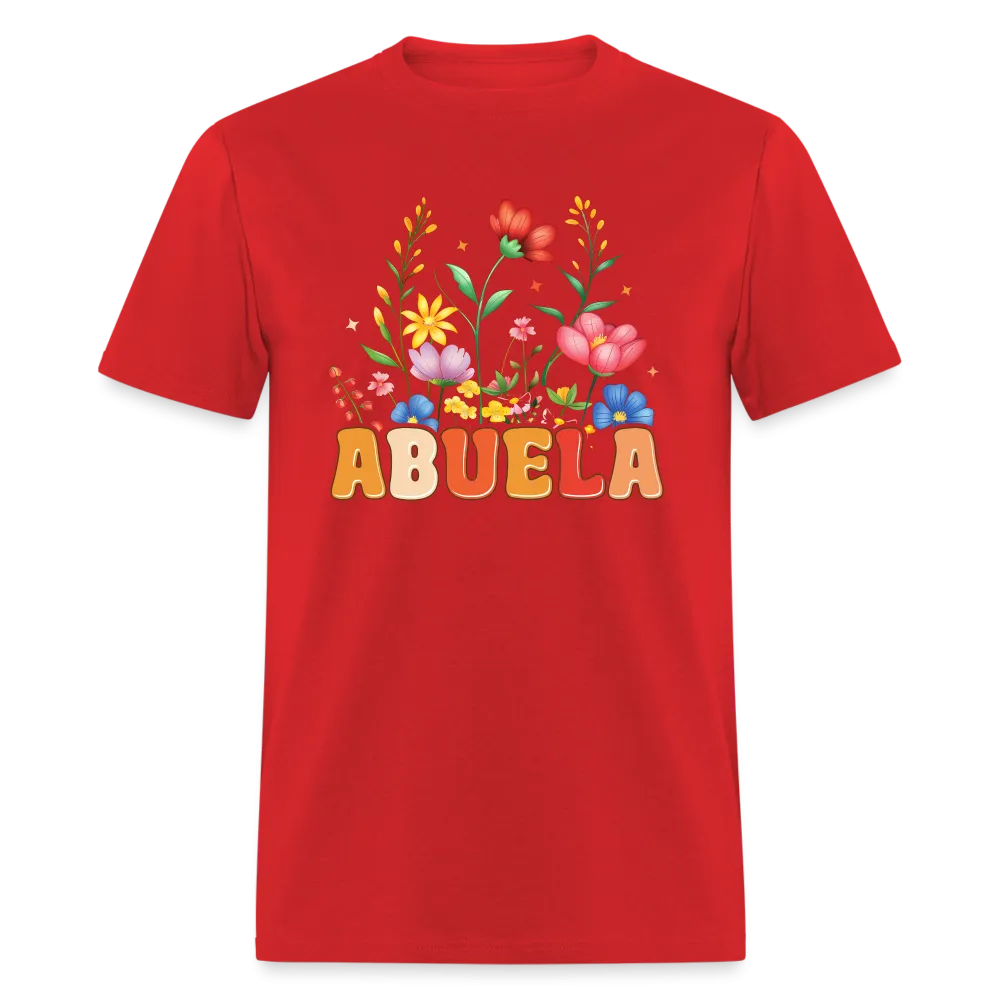 Abuela T-Shirt with Floral Design