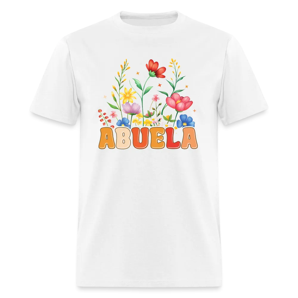 Abuela T-Shirt with Floral Design