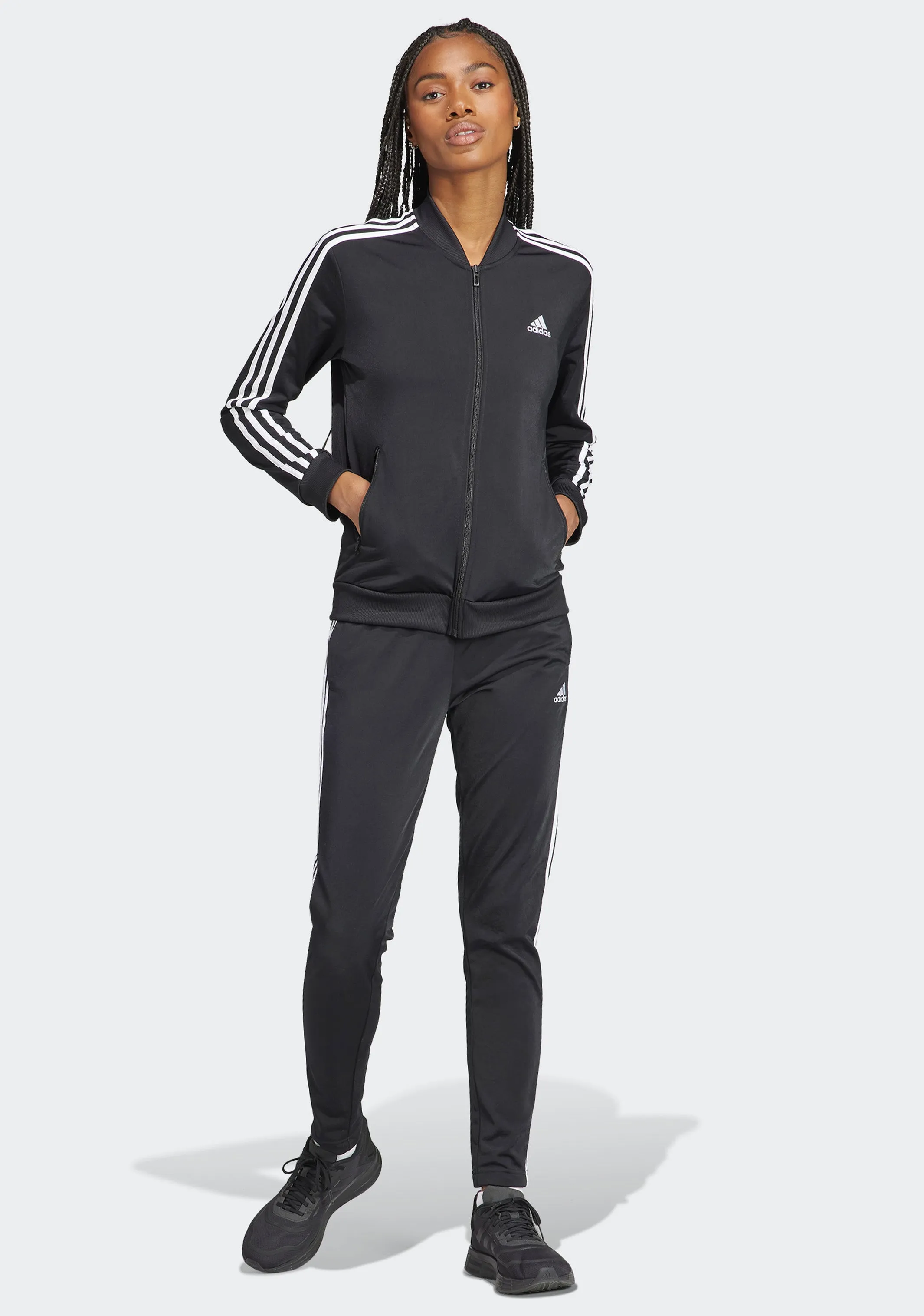 Adidas Women's Essentials 3-Stripes Tracksuit Set <BR> IJ8781