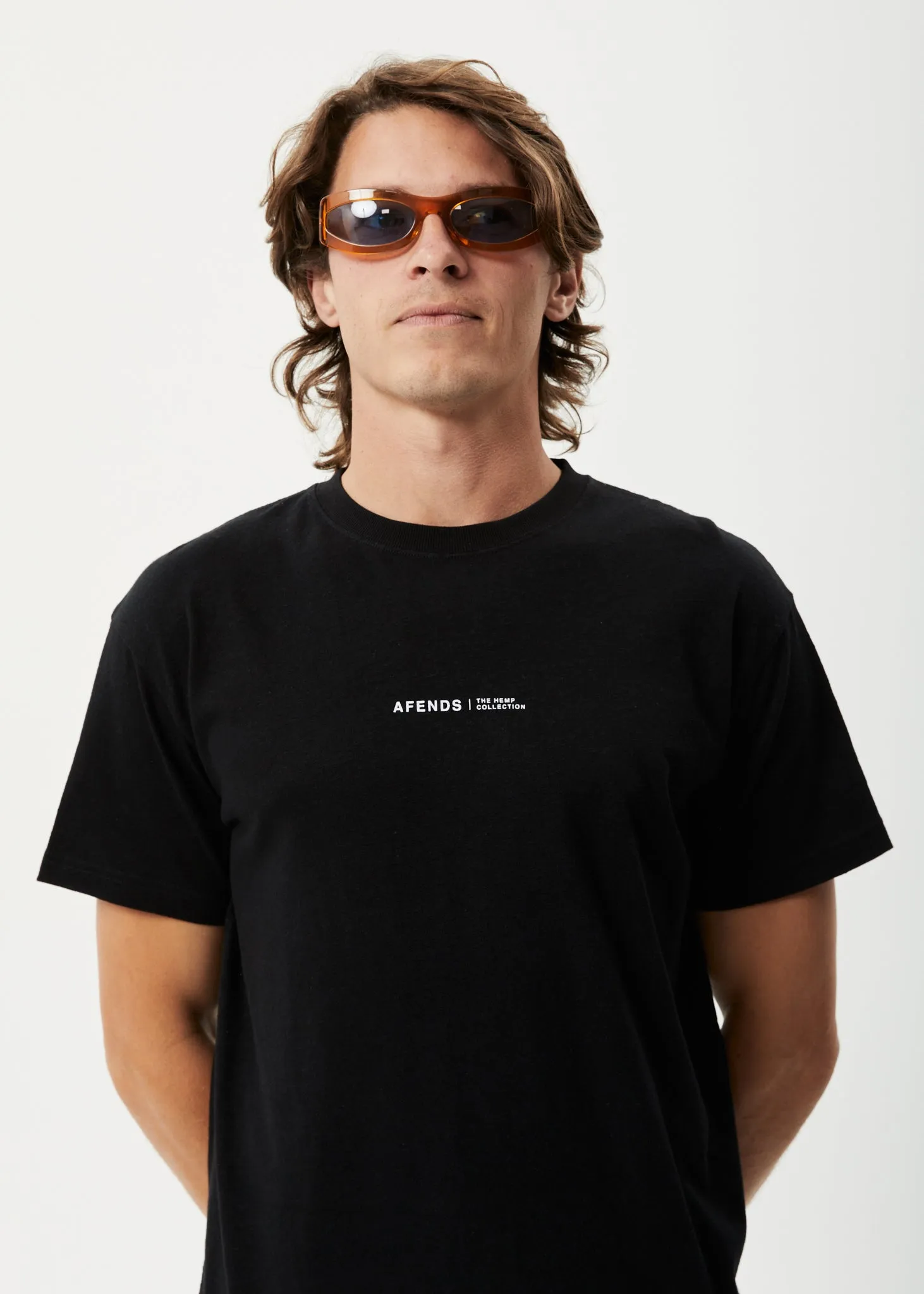 AFENDS Mens Thc - Slim Fit T-Shirt - Black