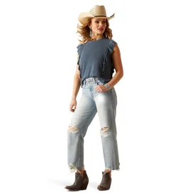 Ariat Ladies Ultra High Rise Tomboy Straight Mykonos Jeans 10045187