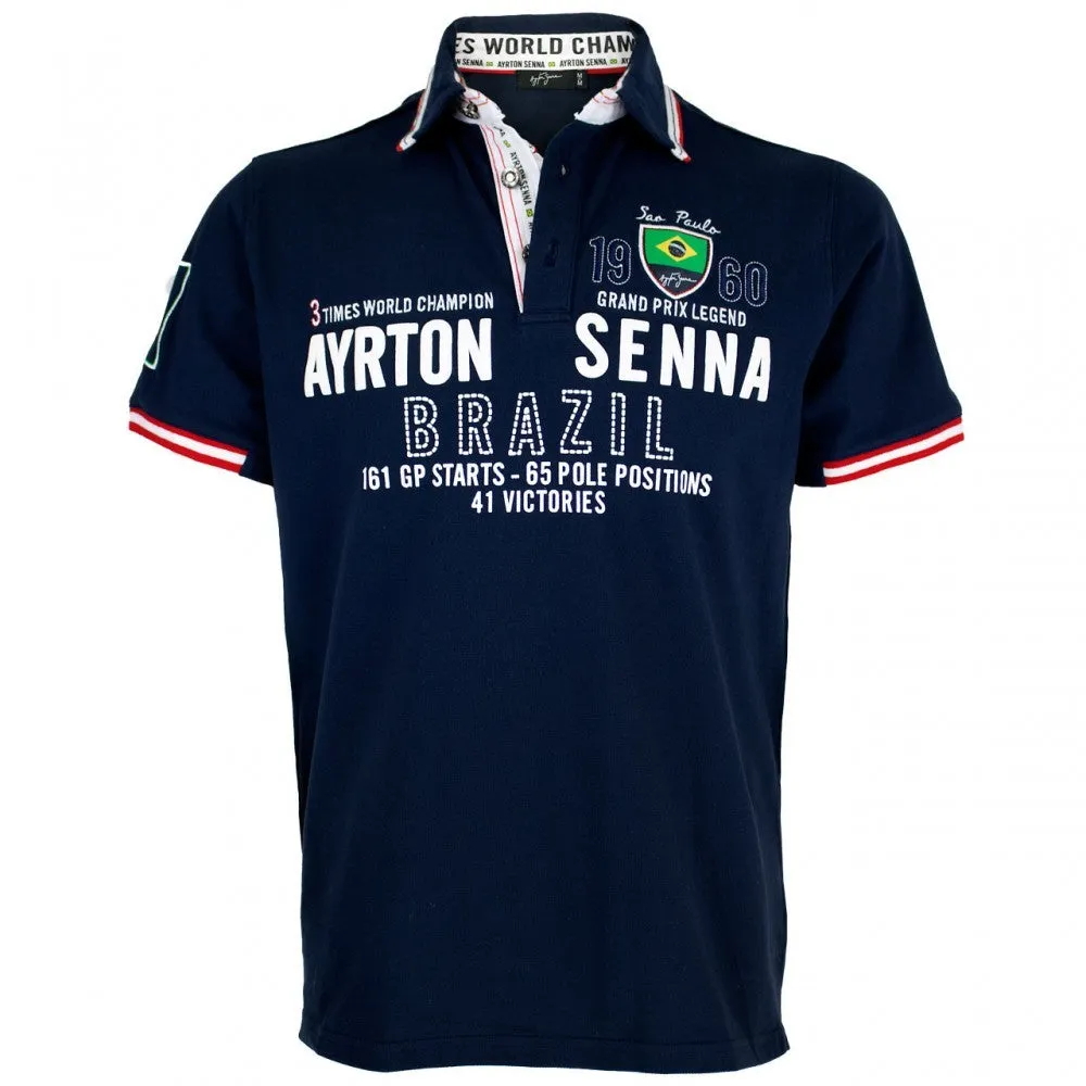 Ayrton Senna Polo, World Champion, Blue, 2016