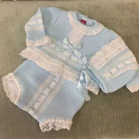 Baby Blue Knit Set