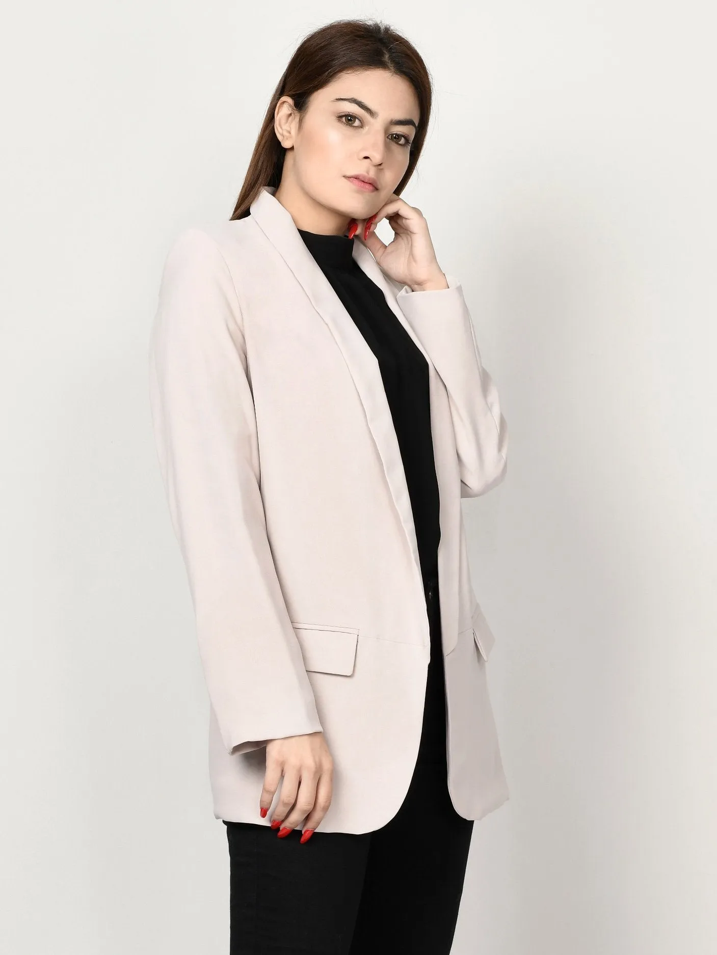 Basic Coat - Tea Pink