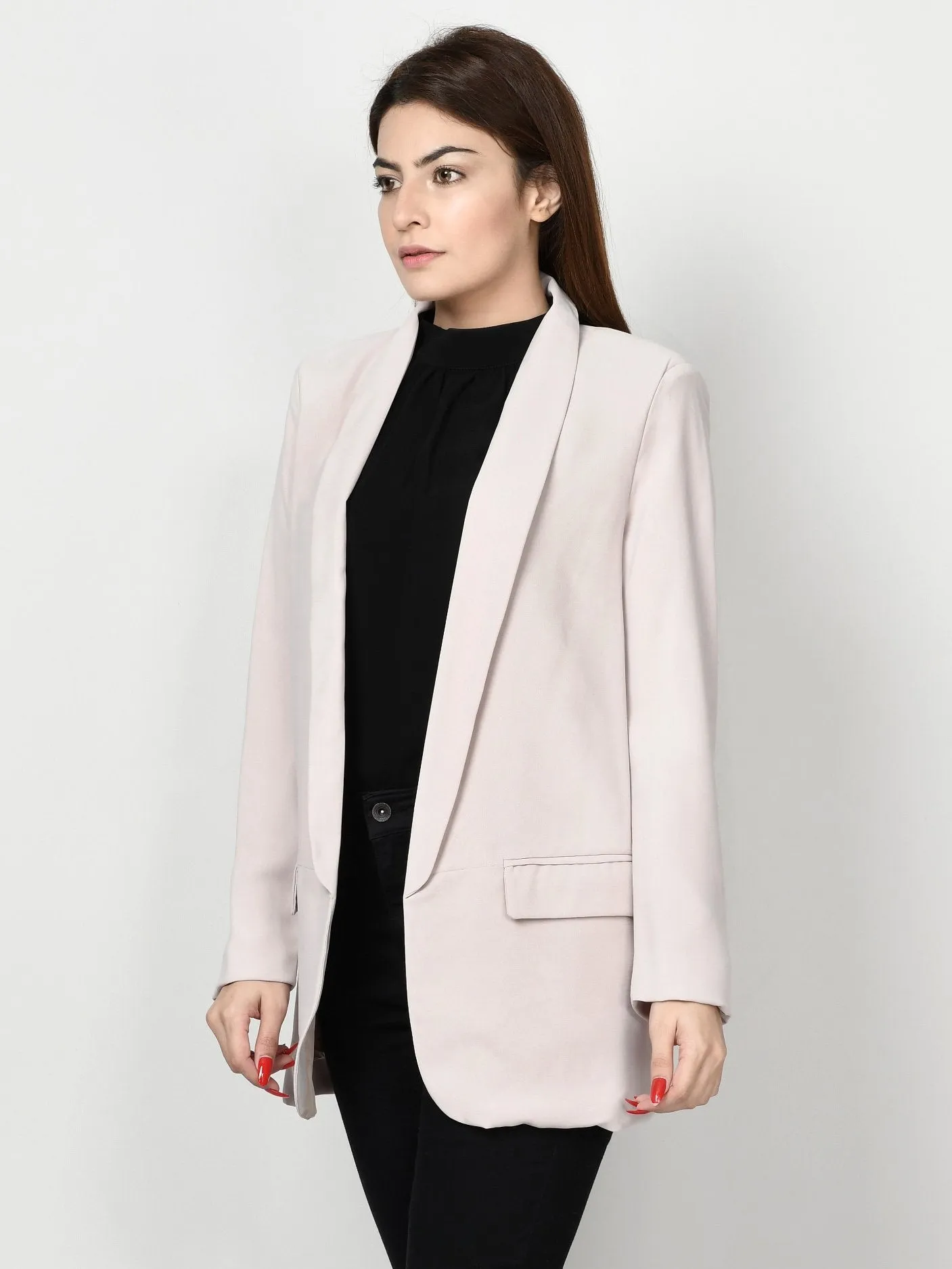 Basic Coat - Tea Pink