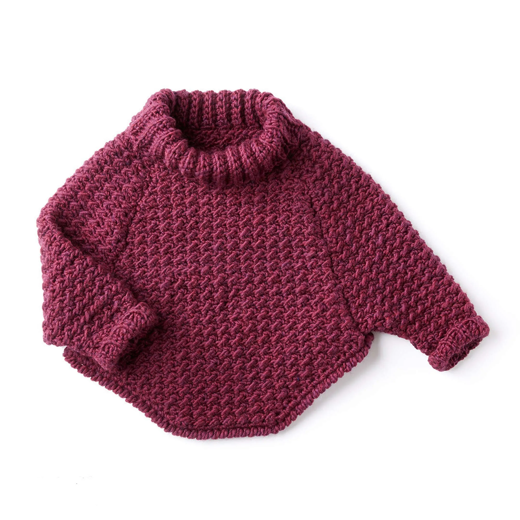 Bernat Kids Curvy Crochet Cowl Pullover