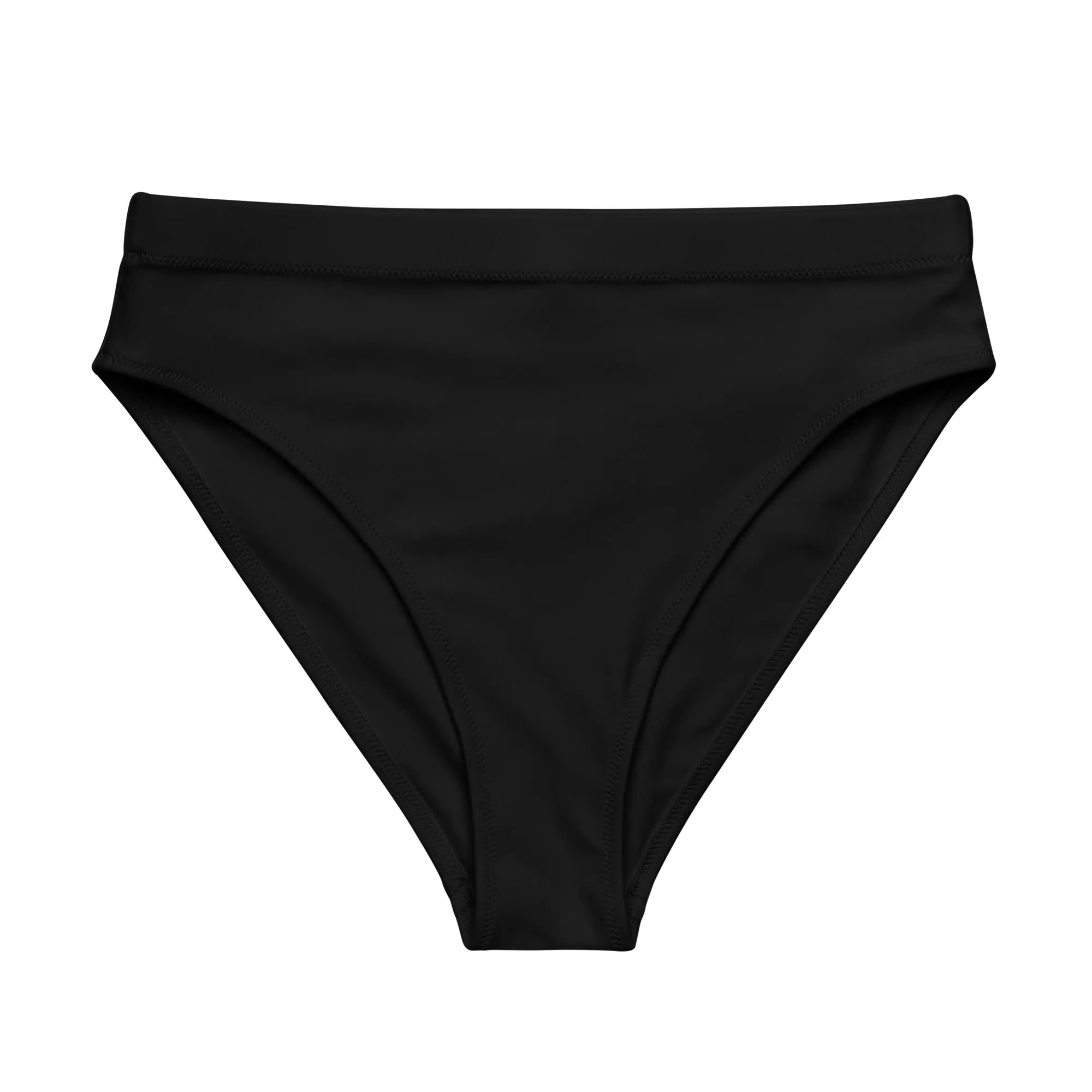 Black High Waisted Bikini Swimsuit Bottom