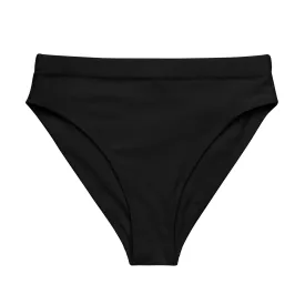 Black High Waisted Bikini Swimsuit Bottom