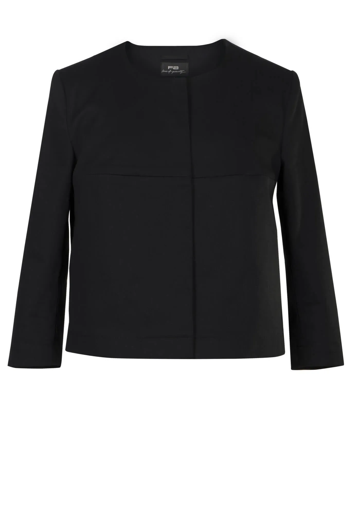 Black Stretch Cotton Jacket