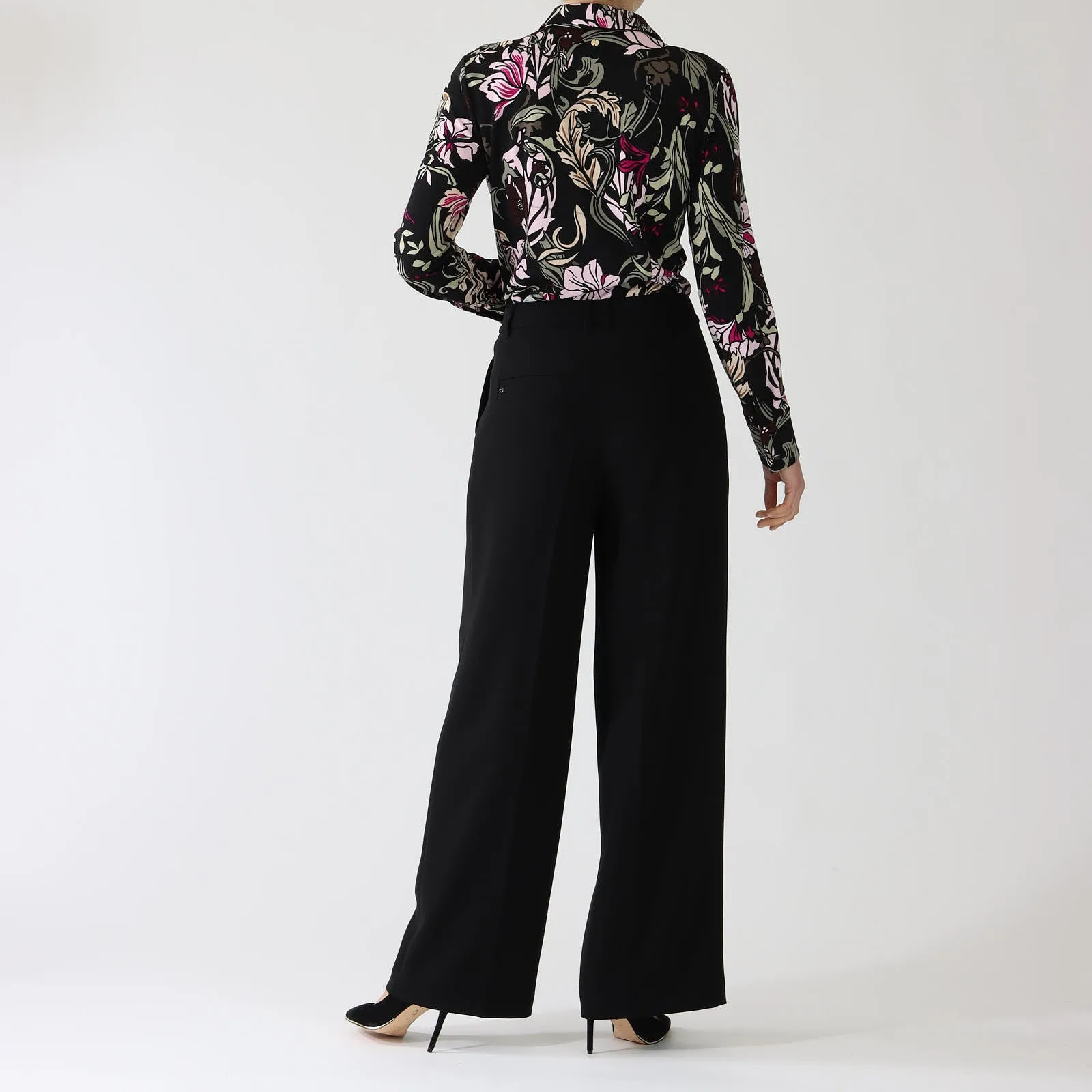 Black Wichita Wide Leg Pants