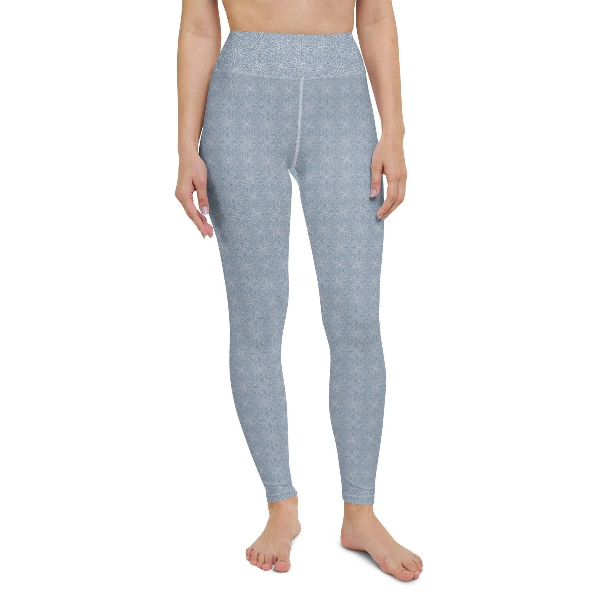 Blue Encounter Women's High-Waisted Yoga Pants