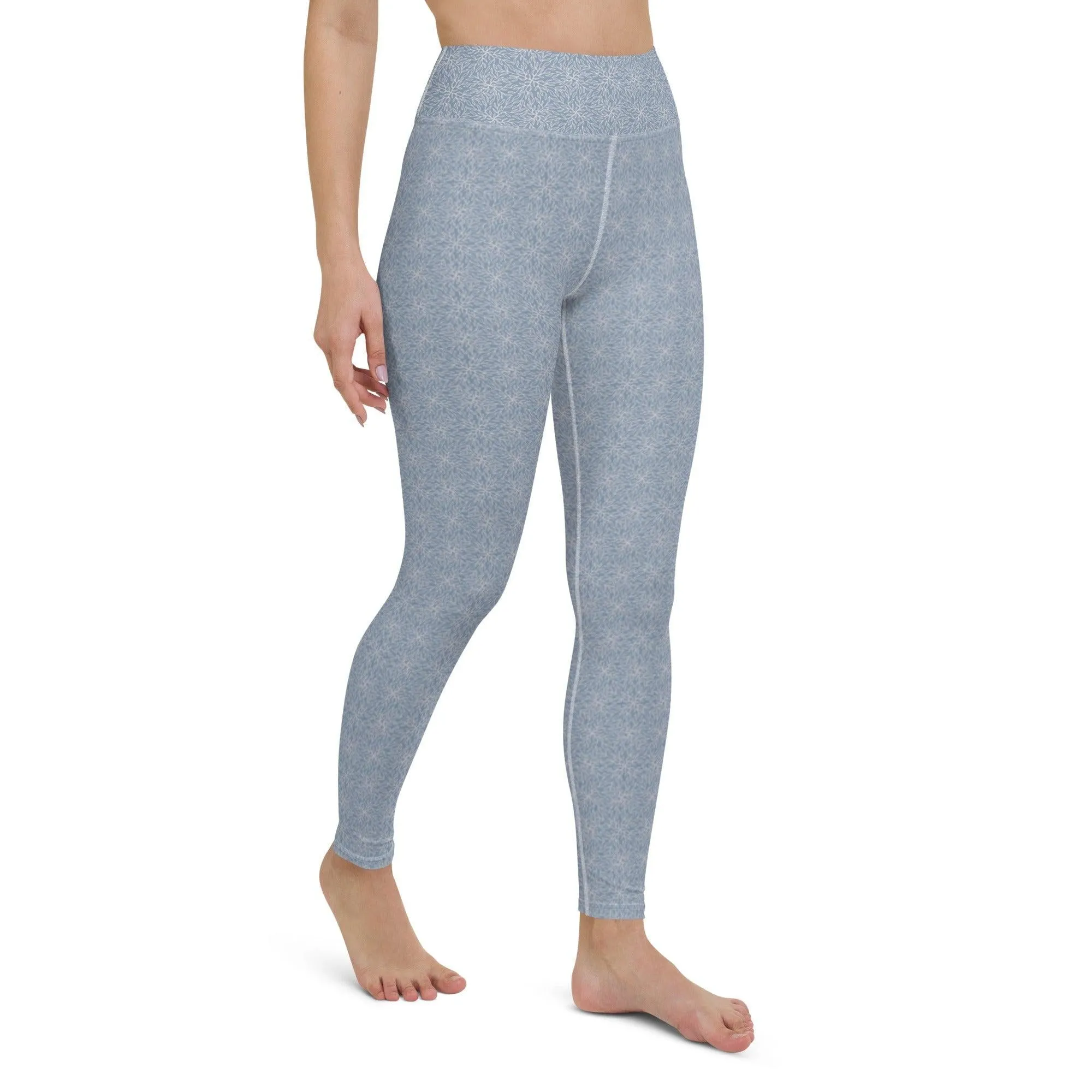 Blue Encounter Women's High-Waisted Yoga Pants