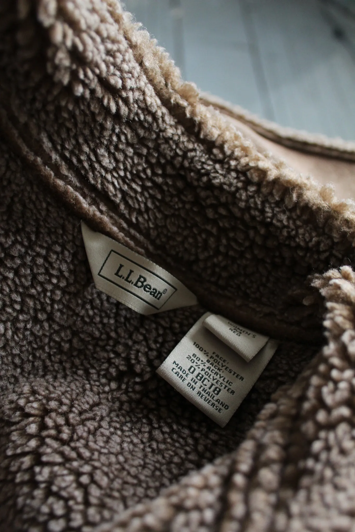 clay brown sherpa coat