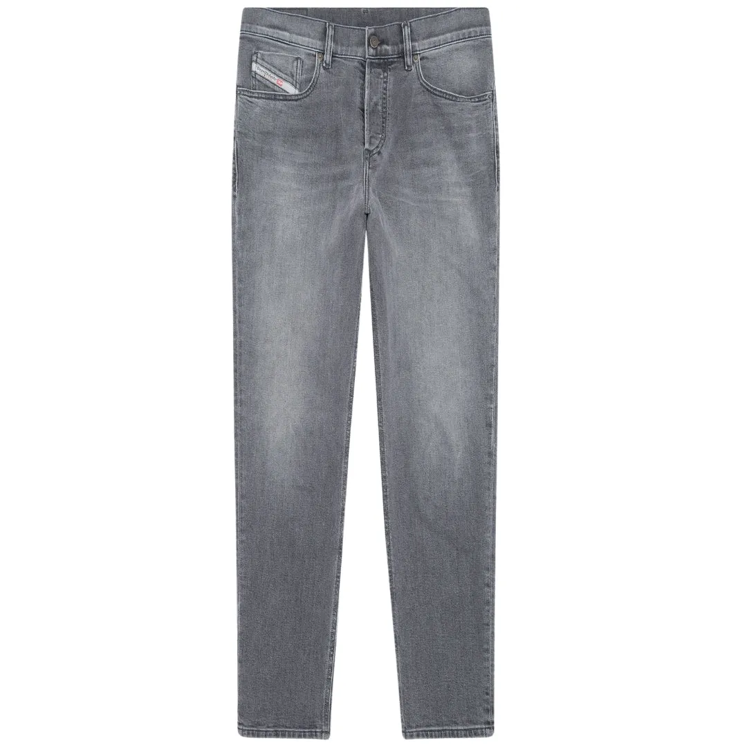 Diesel D-Fining  Tapered Fit Grey Denim Jeans