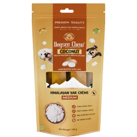 Dogsee Chew Coconut Flavour Medium Bars Dog Treats