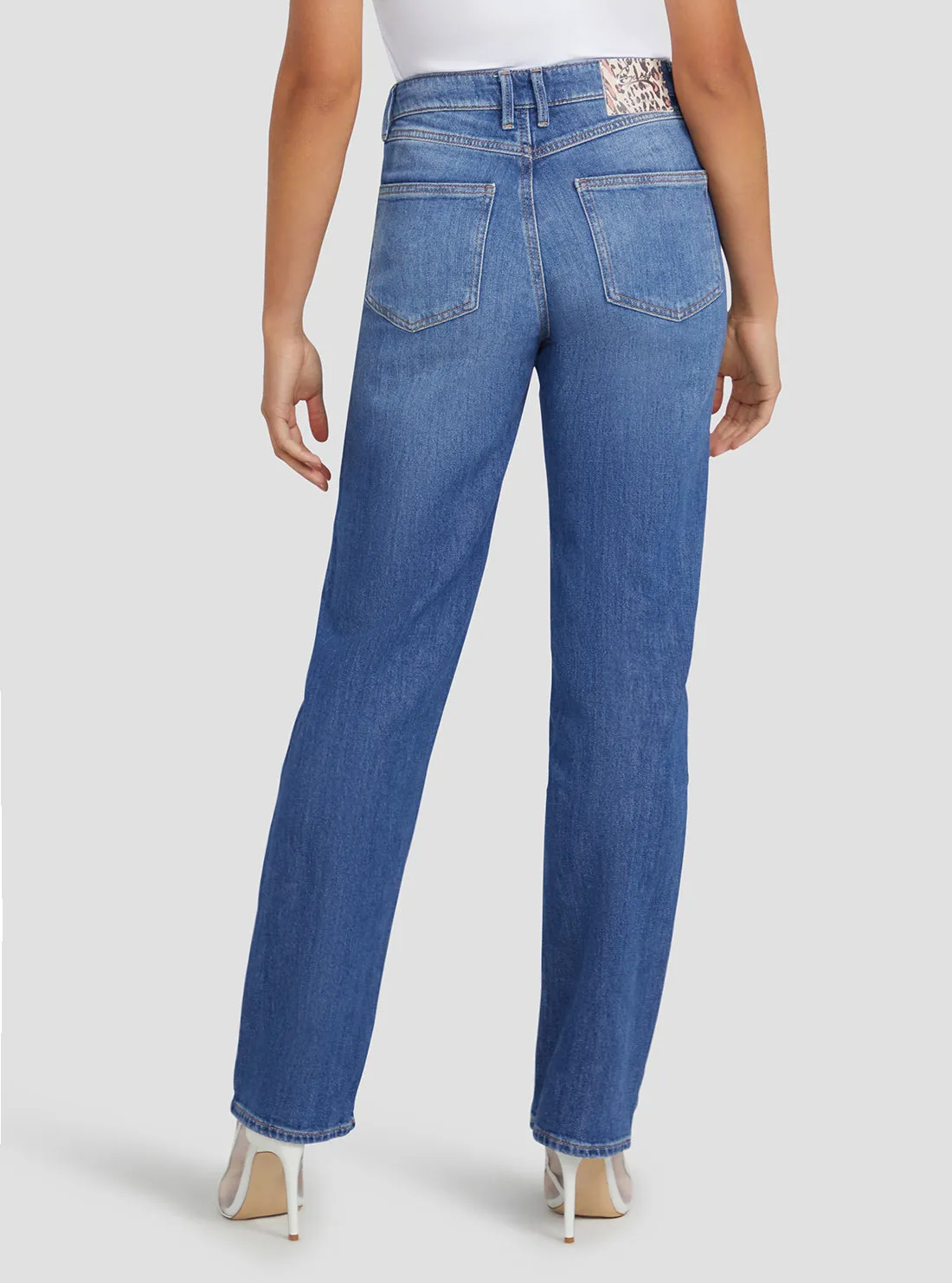 Eco High-Rise 1981 Straight Denim Jeans In Focus Wash