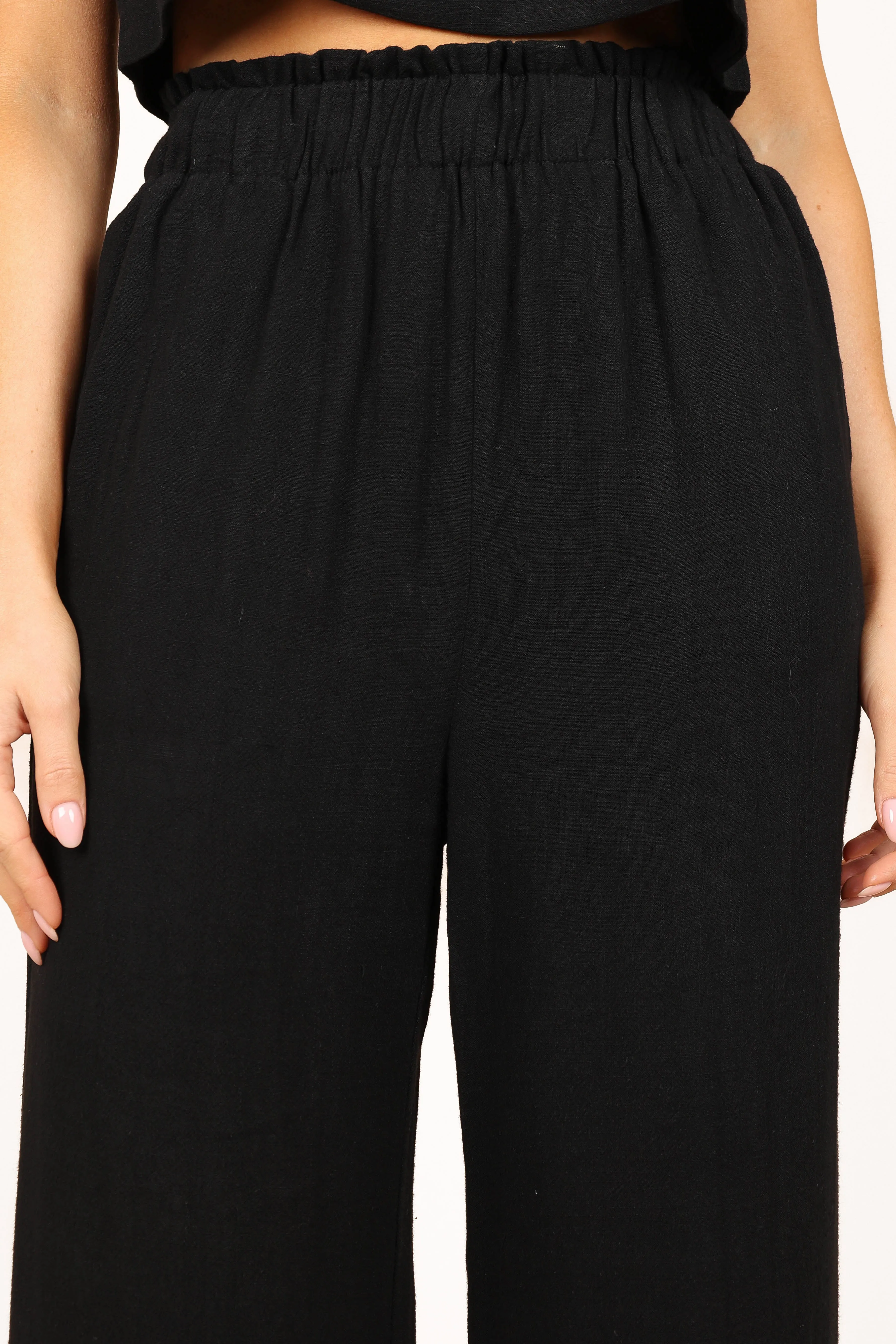 Eleanor High Waisted Pants - Black