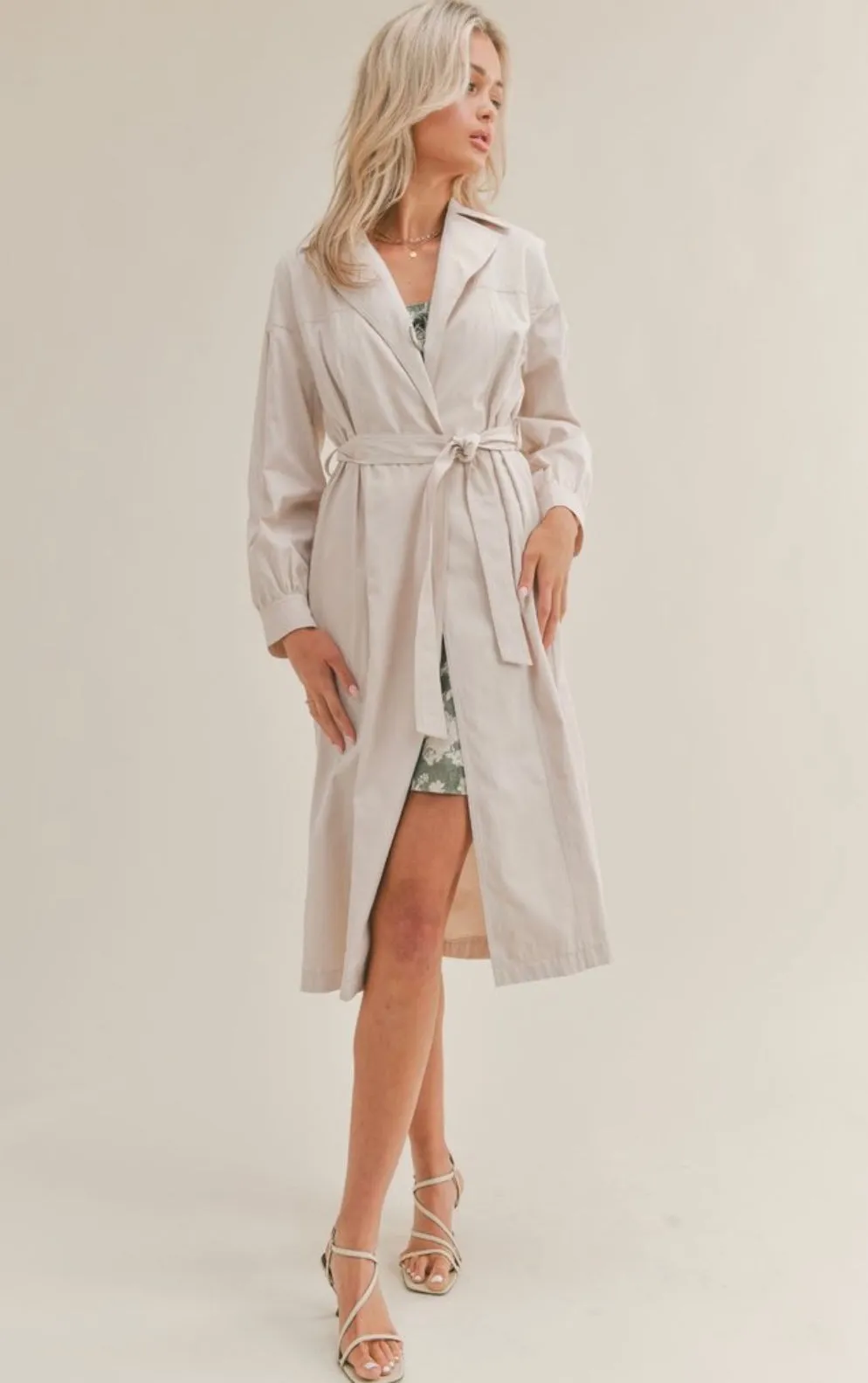 Errands Trench Coat - Sage The Label