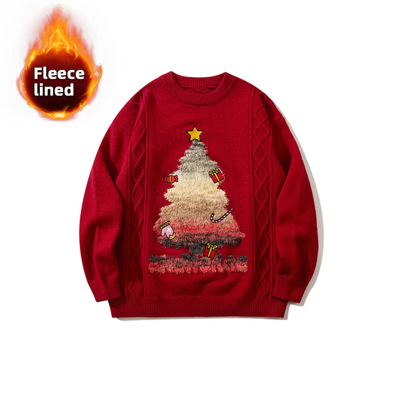 Faire Echo Large Christmas tree casual sweater