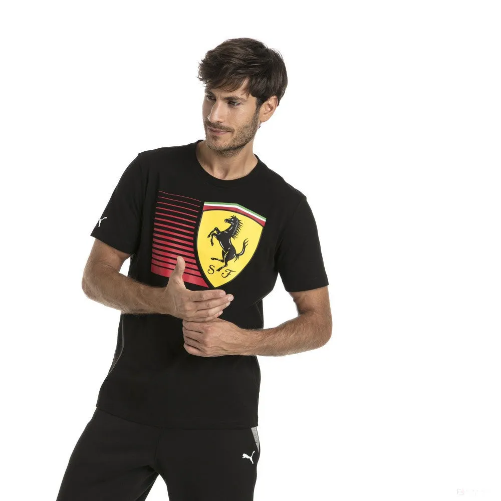 Ferrari T-shirt, Puma Big Shield, Black, 2018