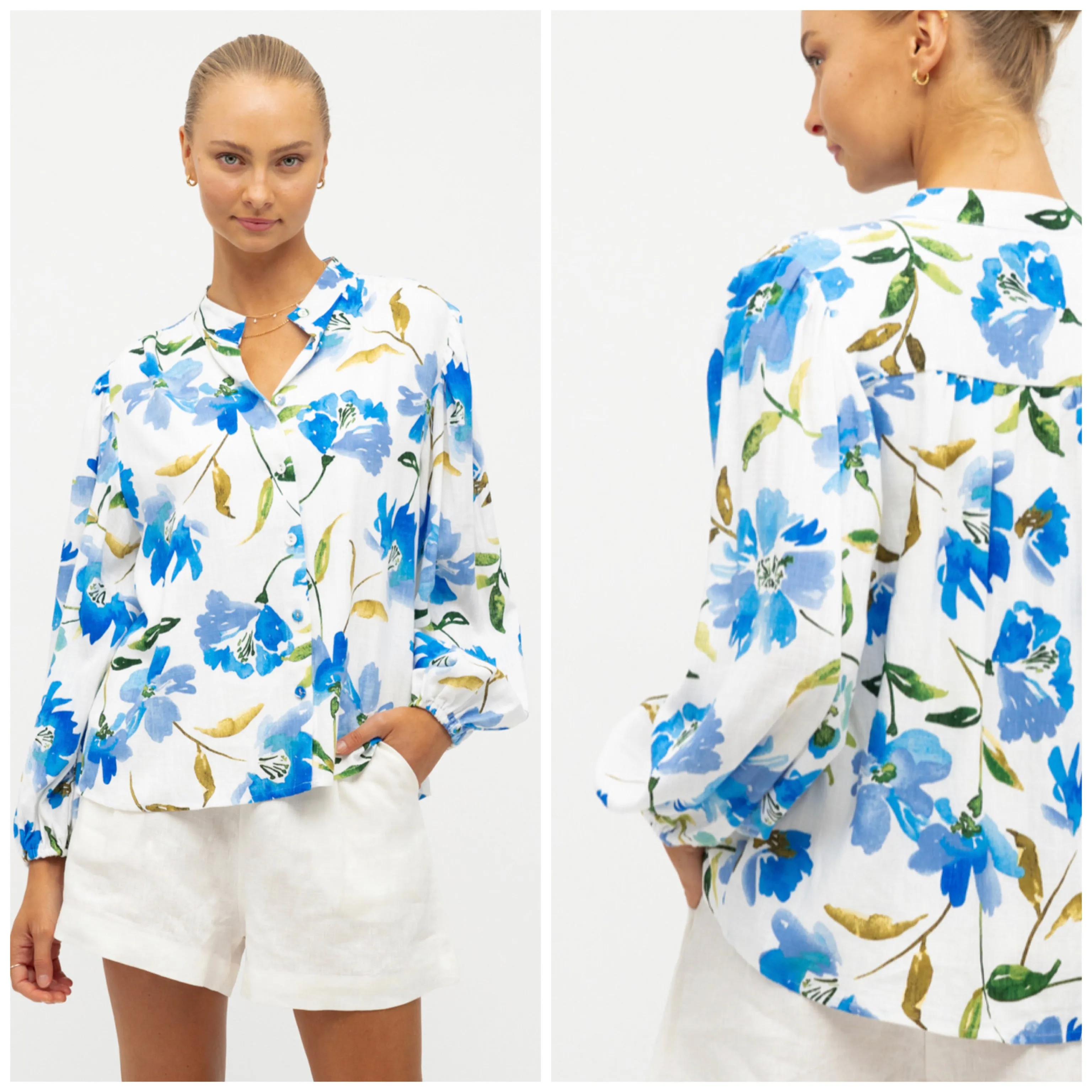 Flora Linen Shirt