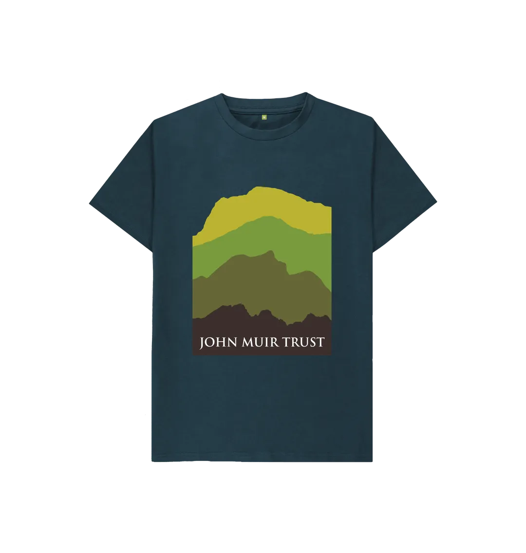 Four Mountains Kids T-Shirt - New Green