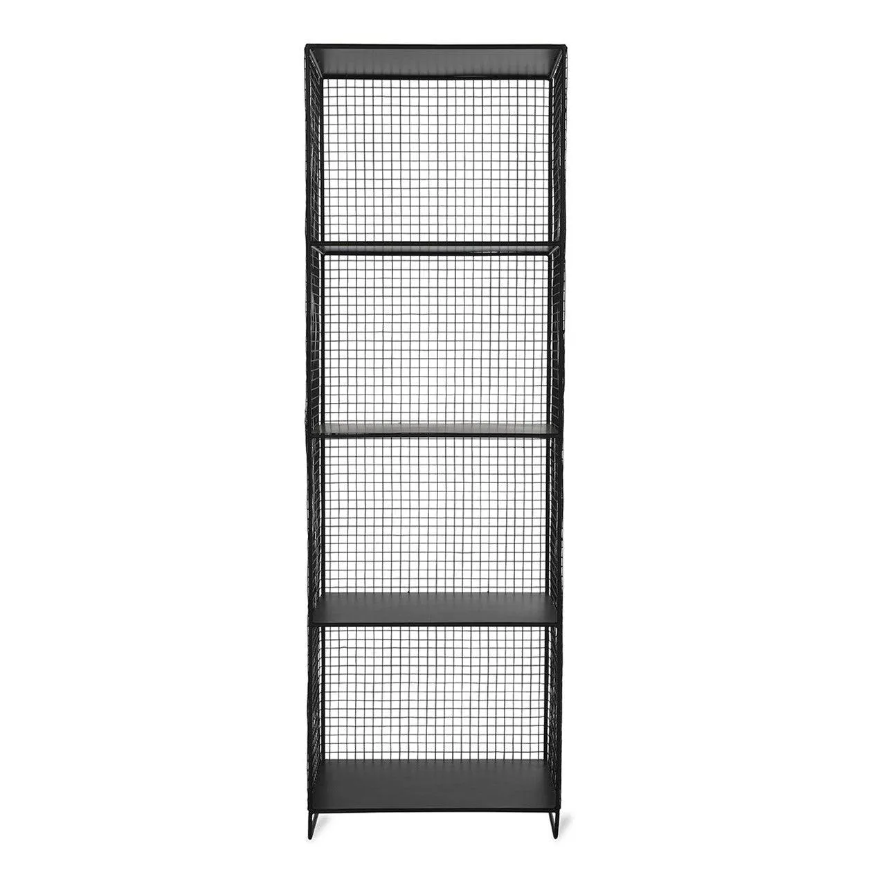 Hornton Storage Unit in Black Tall - Iron