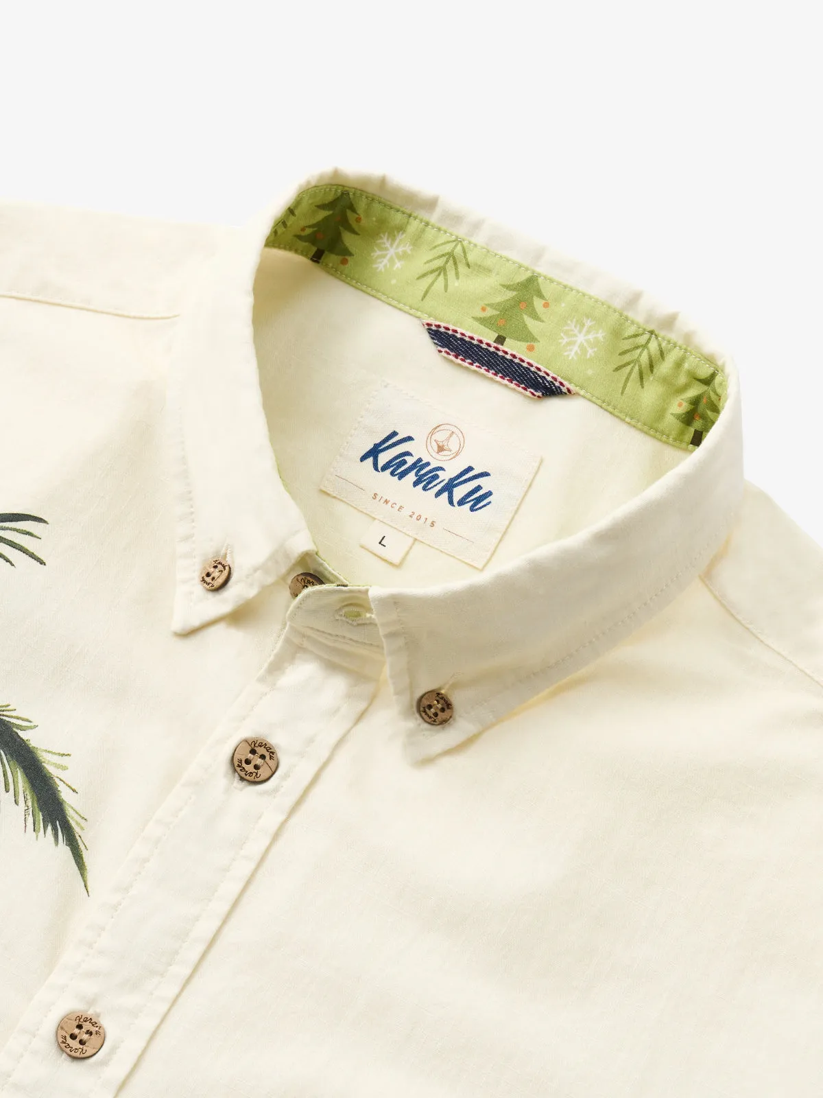 Island Christmas Vibe Cotton Shirt