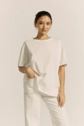 Jordyn White Oversized T-Shirt