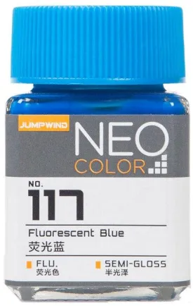 Jumpwind 117 Neo Color Fluorescent Blue Paint 18ml