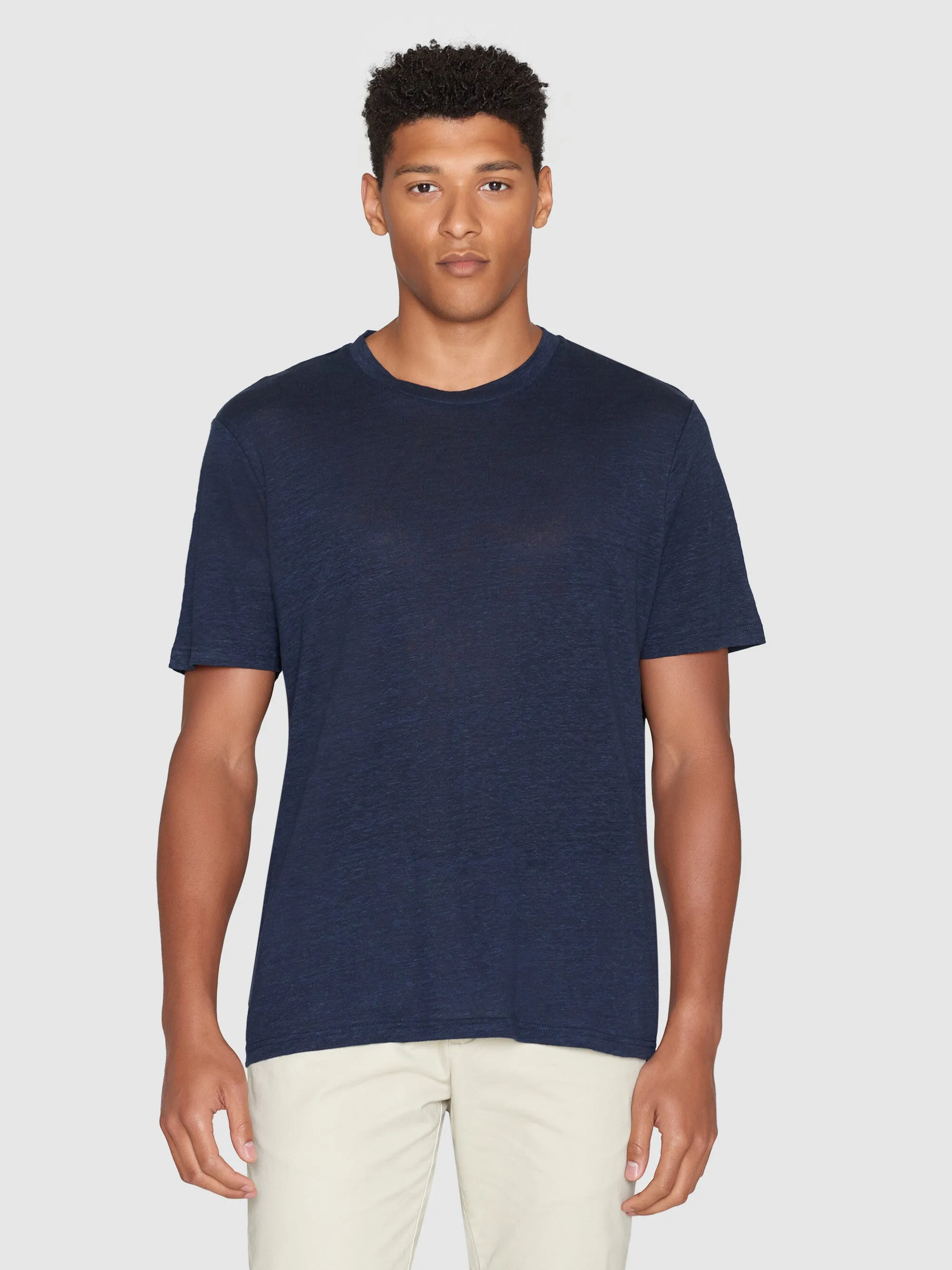 Linen t-shirt - Total Eclipse