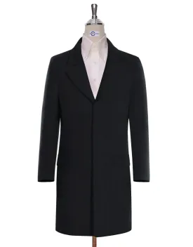 Long Coat | 60s Vintage Style Black Winter Long Coat