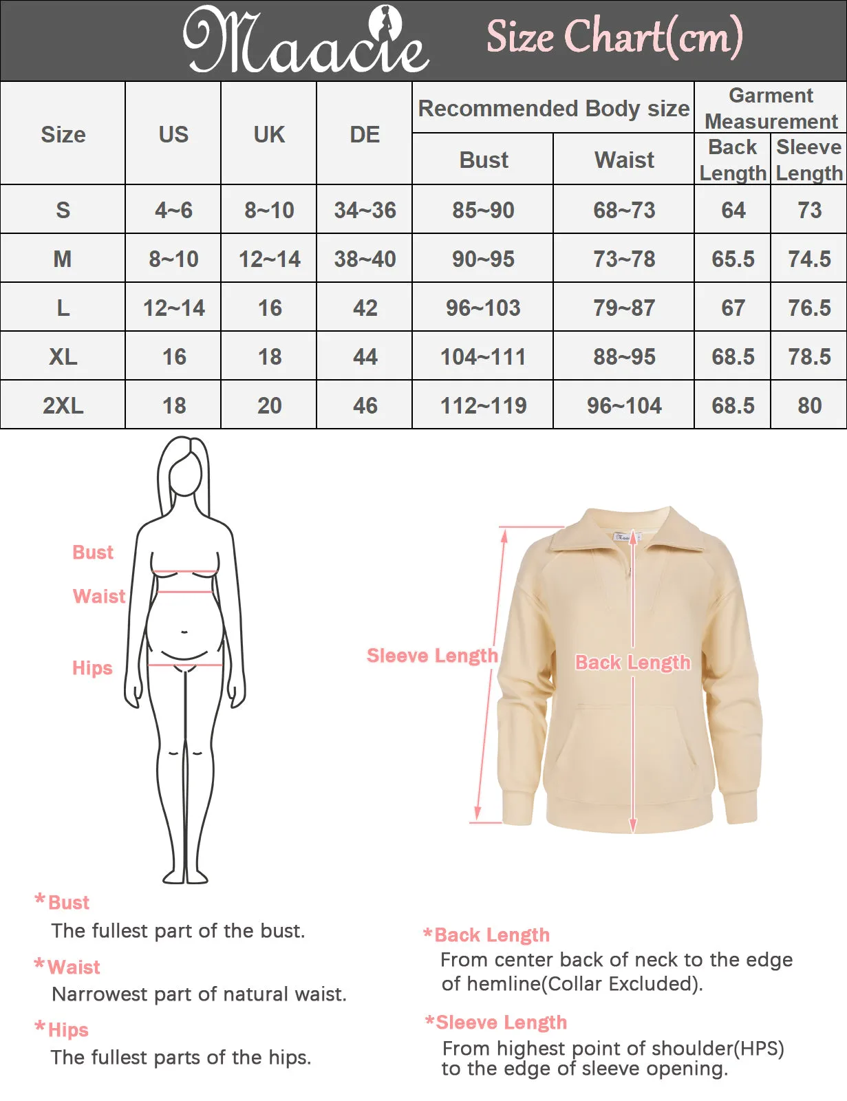 Maacie Maternity Dropped Shoulder Long Sleeve Lapel Collar Hoodies