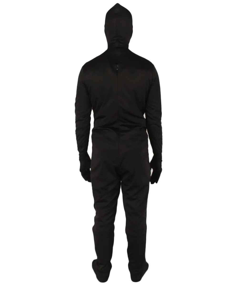 Men's Cosplay Black Skin Suit Guy Costume