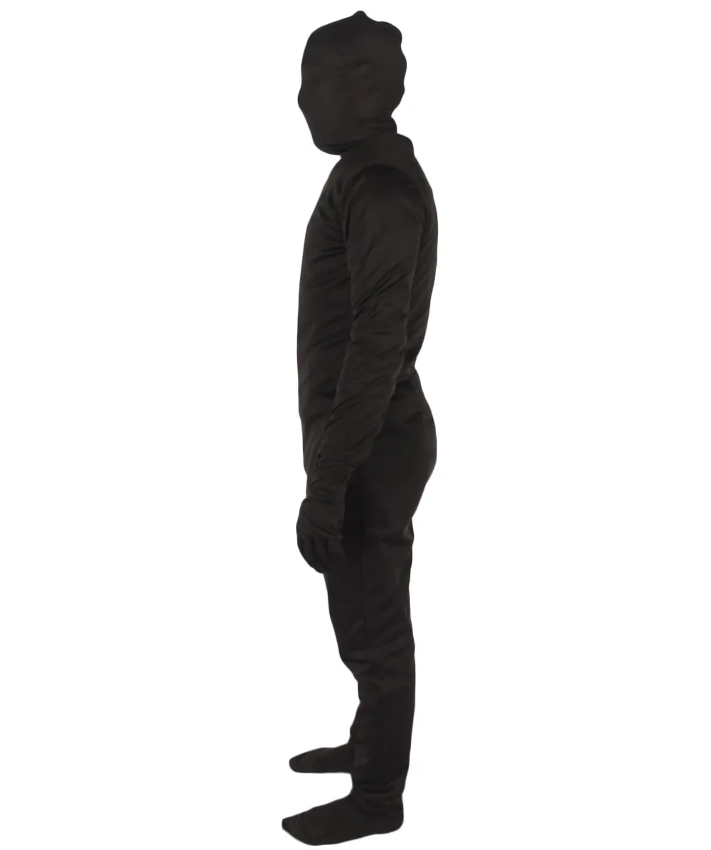 Men's Cosplay Black Skin Suit Guy Costume