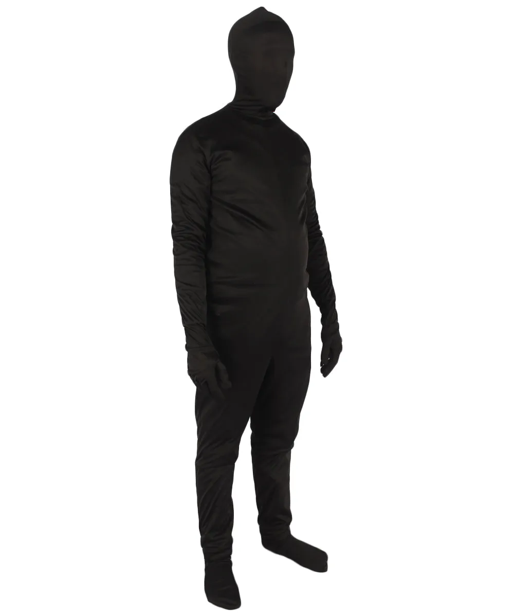 Men's Cosplay Black Skin Suit Guy Costume