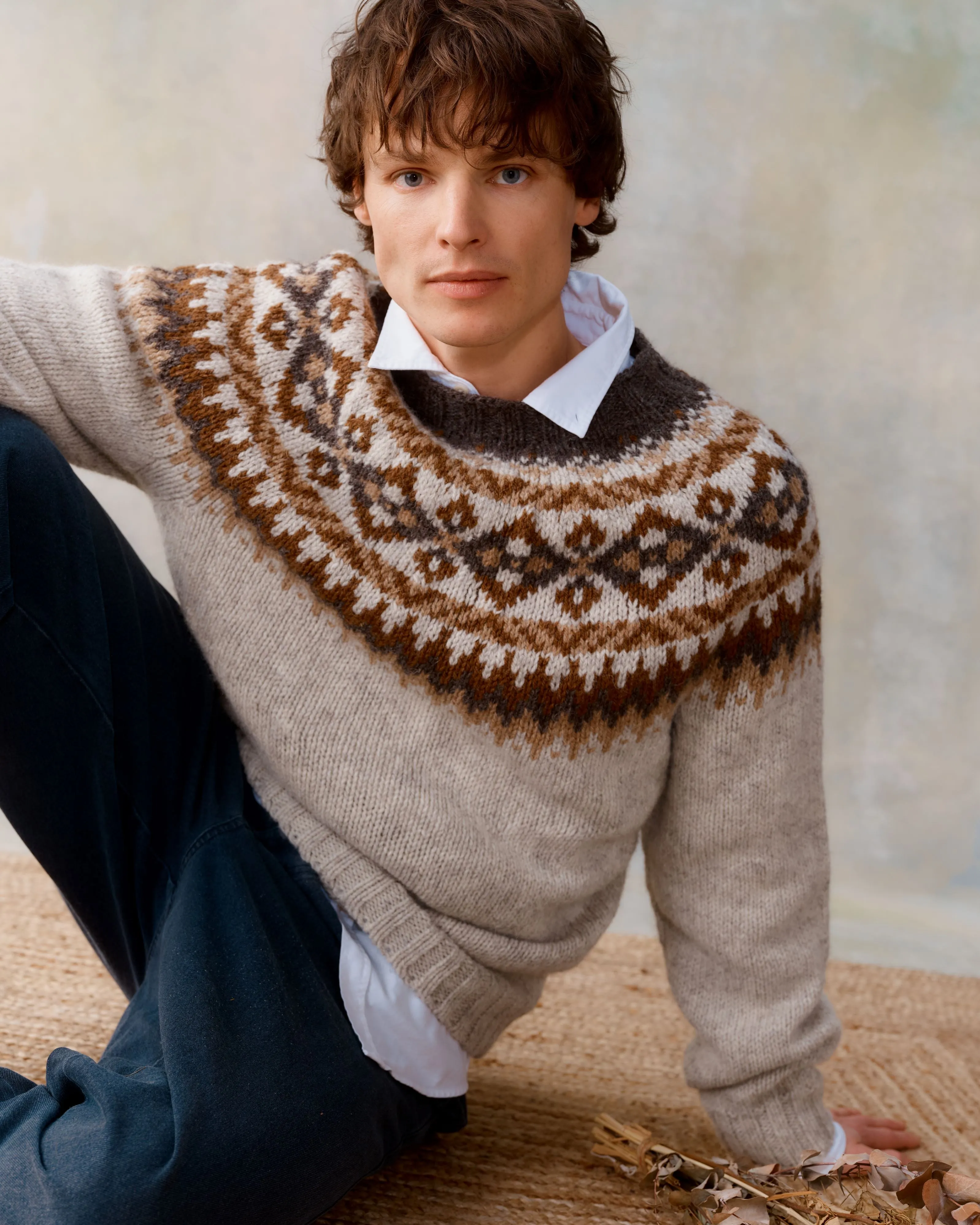 Men's Heritage Crew Neck Jumper - Portland