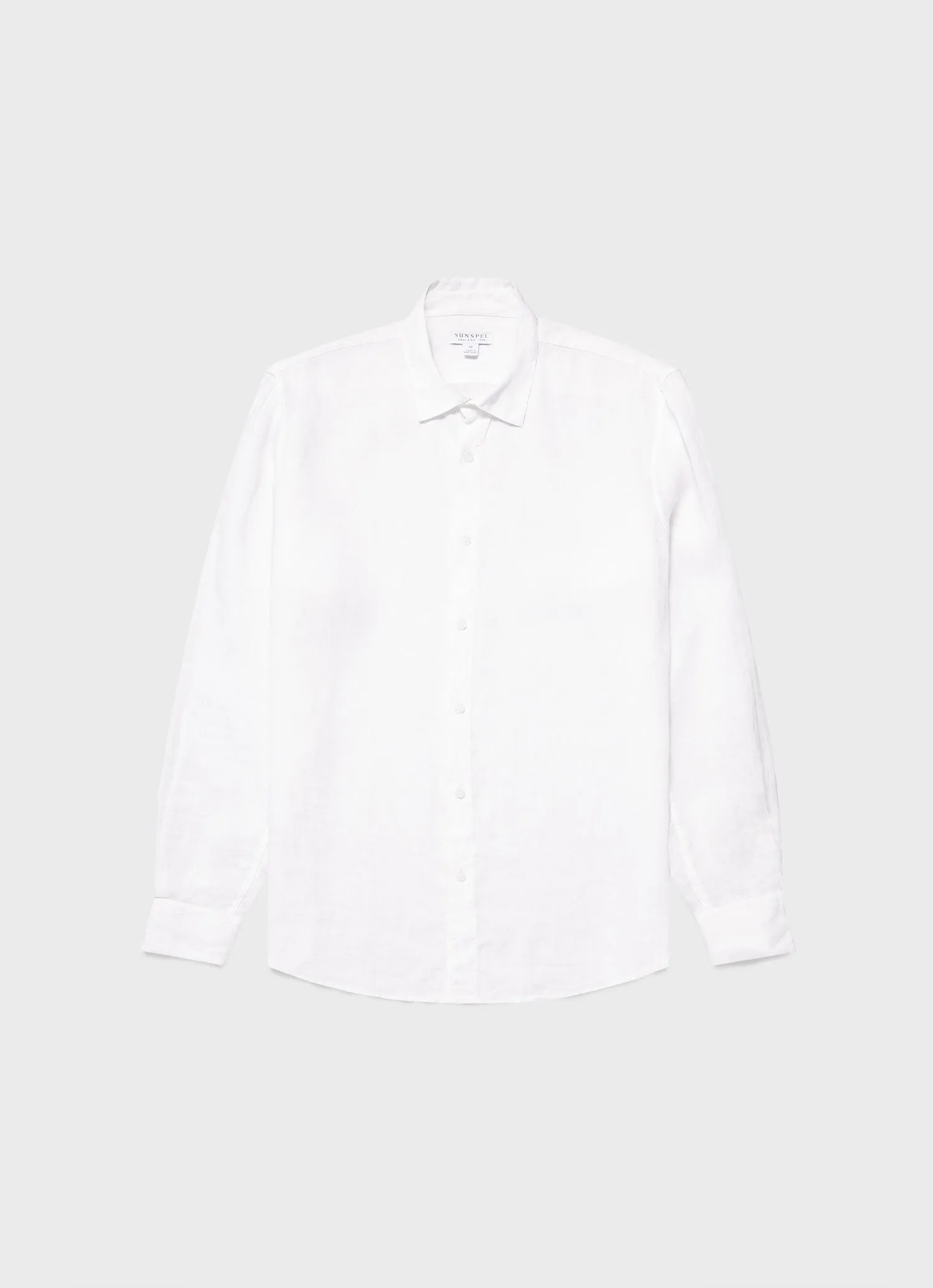 Men's Linen Shirt in White