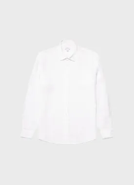 Men's Linen Shirt in White