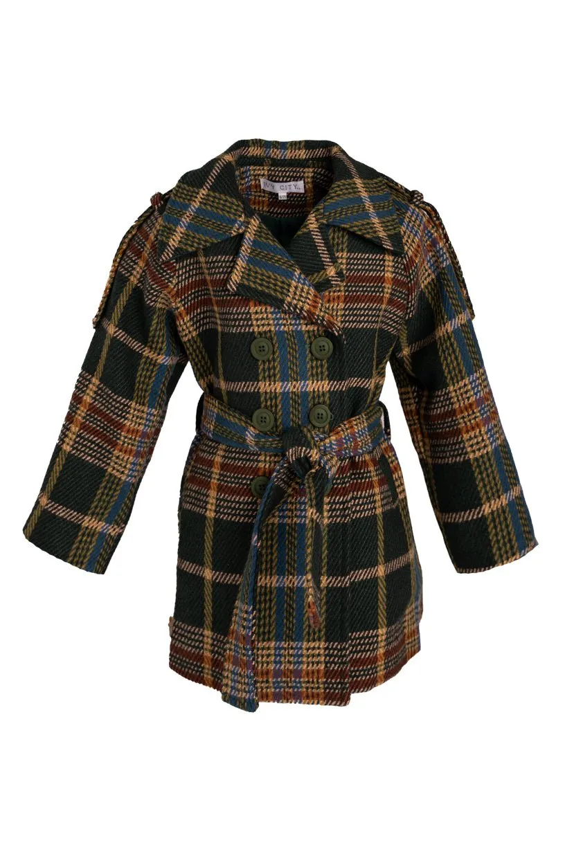 Mini Holly Plaid Coat - FINAL SALE