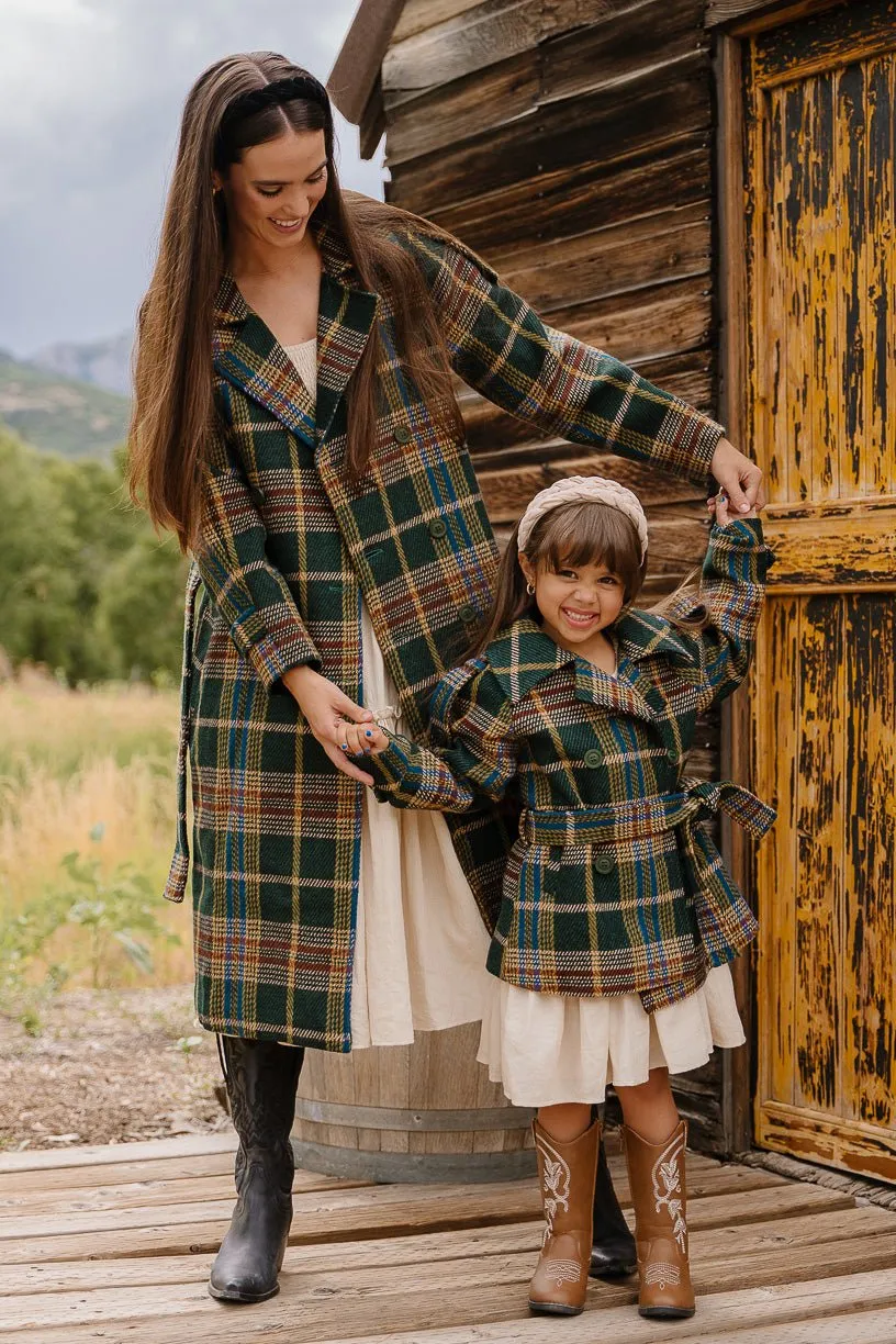 Mini Holly Plaid Coat - FINAL SALE