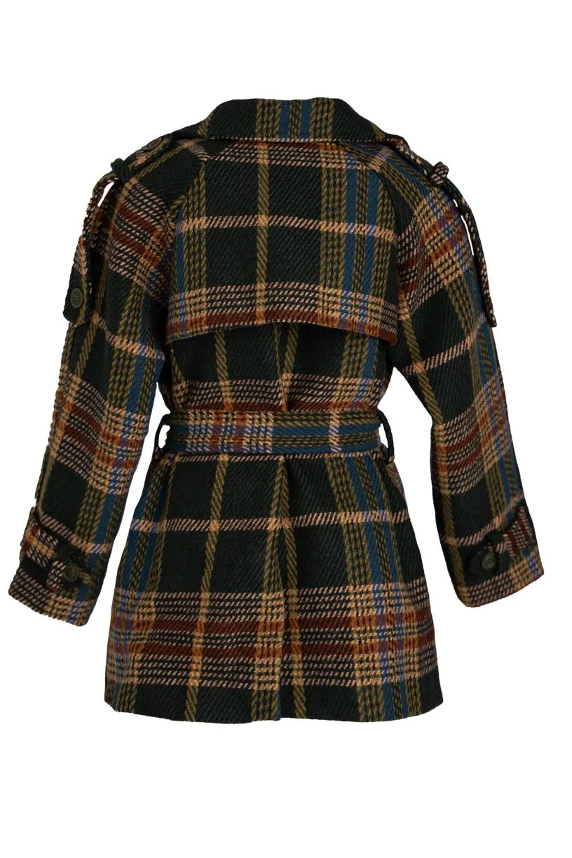 Mini Holly Plaid Coat - FINAL SALE